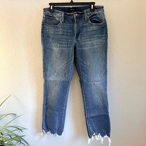 J. Crew Destroyed Hem Jeans 28